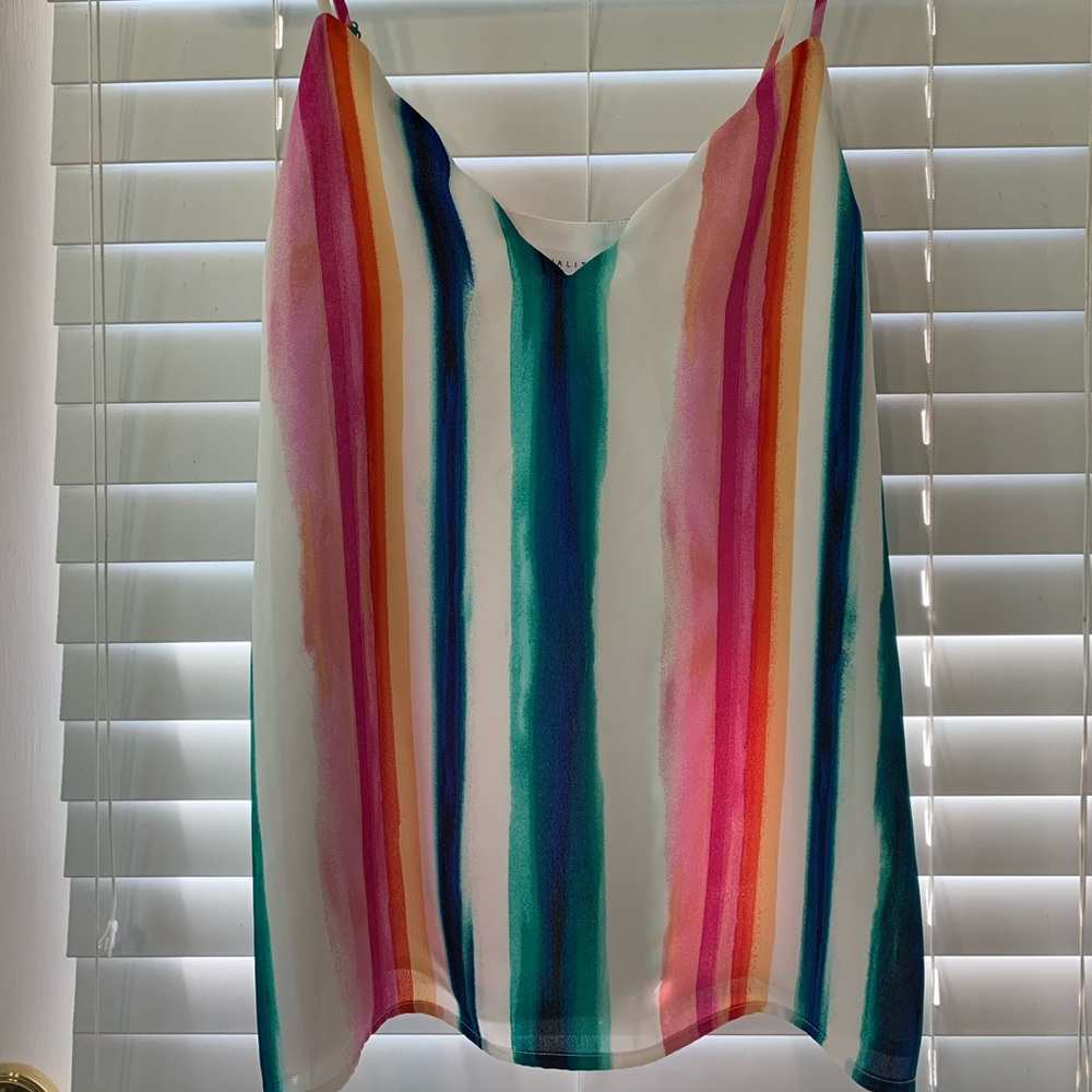 Socialite rainbow tank top